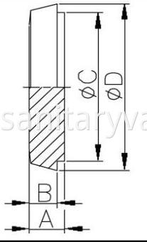 Blank liner DIN 11851